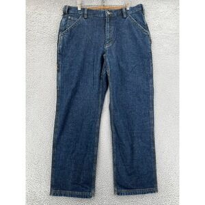 Duluth Mens Flex Ballroom Jeans Size 36x32 Relaxed Fit Blue‎ Mid-Rise 5 Pockets